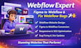 be a webflow expert, do webflow website, figma to webflow and fix webflow bug