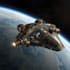 draw custom spaceship sci fi steampunk nft