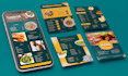 design restaurant menu, food menu design and digital menu