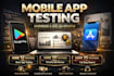provide mobile android 12 app testing ios app tester beta closed tester QA revie