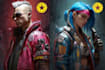 design fantasy and cyberpunk character
