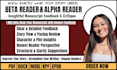 critique beta reading alpha beta reader for romance fantasy webnovel