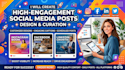 design scroll stopping social media posts