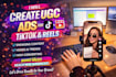 create ugc ads for tiktok and reels