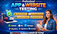 do app testing mobile app testing QA manual testing usability testing app review