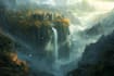 design amazing fantasy landscape
