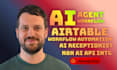 setup airtable automation n8n ai agent airtable database softr webapp CRM expert