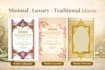 design luxury custom nikahnama, and islamic wedding contract