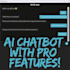 build a modern ai chatbot with UI and learning system