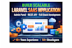 build scalable laravel saas web application with API