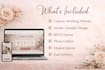 design a beautiful custom wedding website with rsvp