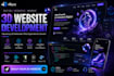 develop interactive 3d websites with webgl, three js and r3f