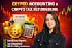 crypto accounting and crypto tax return filing for crypto transactions