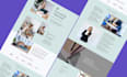 create a landing page design in figma