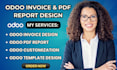 create odoo pdf reports invoices accounting custom templates