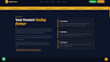 create a professional landing page or portfolio website