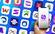 design modern minimalist app logo mobile ios android startup tech app icon