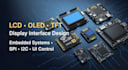 design icd, oled, and tft display interface embedded, system