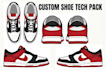 design shoe tech pack, footwear specification sheet, sneaker flat sketch