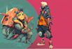draw cyberpunk character art