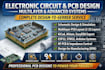 do pcb design, schematic, multilayer pcb layout, kicad, esp32, stm32 and arduino