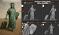 convert 2d to 3d model, sketch to 3d character model 3d printing stl step 3mf