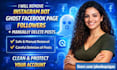 remove inactive instagram bot facebook page ghost followers delete post manually