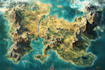 make fantasy map illustration for dnd, novels