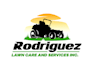 create a clean green logo for lawn mowing and yard service