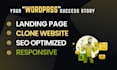 develop a responsive wordpress website for your business