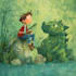 create hand drawn children book illustration