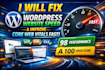 fix wordpress website speed and core web vitals issues