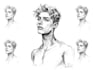 draw a custom pencil or charcoal portrait