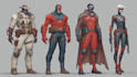 create scifi, fantasy, superhero character design