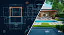 luxury pool design 3d rendering backyard pool patio landscape
