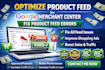 do optimize product feed for google merchant center fix product feed errors gmb