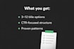 optimize youtube titles for higher CTR