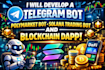 develop a custom telegram bot, forex bot with python for your needs
