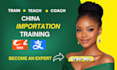 train you on how to import directly from china by yourself without agent help