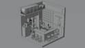make a 3d room, scene, enviroment, in blender