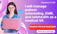 manage patient scheduling, emr, and telehealth as a med VA