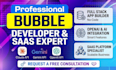 build bubble app, bubble developer and full stack ai saas mvp