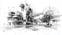 do architecture sketches in high quality