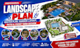 design landscape plan, master plan, garden design, patio and front yard design
