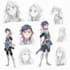draw lewd, ecchi, nsfw anime style character