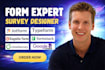 create jotform, typeform, google form, cognito form, online form, surveys