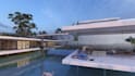 create 3d beach resort design, beach house, beachfront vacation home