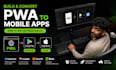 convert pwa to google play apk ios app capacitor lovable base44 rork app store