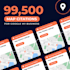 do 99,500 map citations for google my business