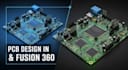 create pcb boards in eagle and fusion360 pcb design software